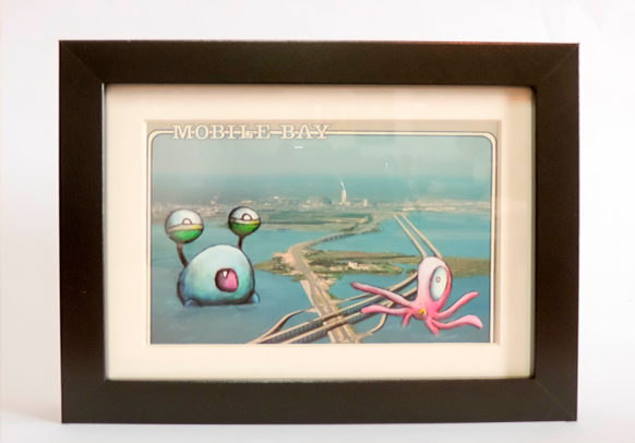 Postcard Painting - Mobile Bay - kudu-lah