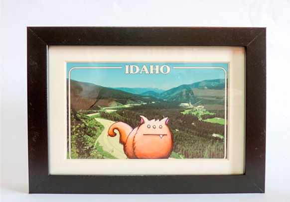 Postcard Painting - Idaho - kudu-lah